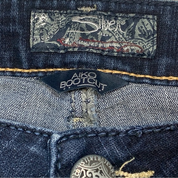 Silver Aiko Bootcut Jeans Sz 32 x 29 - Picture 5 of 7